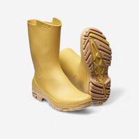 Women's Wellies 100 - Yellow - UK2.5-3 EU35-36