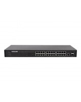 Intellinet 24-Port Web-Managed Gigabit Ethernet Switch with 2 SFP Ports verwaltet 24 x 10/100/1000 + 2 x Desktop an Rack montierbar