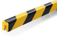 Durable Edge Protection Profile - E8 - 1 Metre - Yellow/Black - Pack of 5