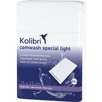 Kolibri comwash special Waschhandschuhe Molton light Waschhandschuhe, 20 x 50 Stück 20 x 50 Stück