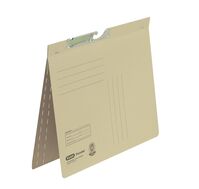 ELBA Pendelhefter, DIN A4, 320 g/m² starker Manilakarton (RC), für ca. 200 DIN A4-Blätter, für kaufmännische Heftung, Schlitzstanzung im Rückendeckel, chamois