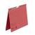 ELBA Pendelhefter, DIN A4, 320 g/m² starker Manilakarton (RC), für ca. 200 DIN A4-Blätter, für kaufmännische Heftung, Schlitzstanzung im Rückendeckel, rot