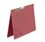 ELBA Pendelhefter, DIN A4, 320 g/m² starker Manilakarton (RC), für ca. 200 DIN A4-Blätter, für kaufmännische Heftung, Schlitzstanzung im Rückendeckel, rot