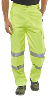 P/COTTON TROUSERS EN ISO 20471 S/Y 46S