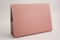 Exacompta Guildhall Legal Double Pocket Wallet Foolscap Pink (Pack of 25)