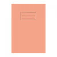 Silvine A4 Exercise Book 5mm Square Orange 80 Pages (Pack 10)