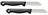 Küchenmesser Techno 15.5cm; 15.5 cm (L); schwarz; 2 Stk/Pck