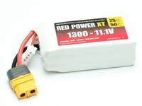 Red Power Akkucsomag, LiPo 11.1 V 1300 mAh Soft doboz XT60