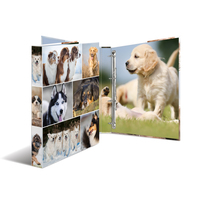 Ringbuch A4 Karton 4D Hunde
