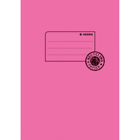 Heftumschlag, A5, 100% Altpapier, 15,2 cm x 21,2 cm, pink