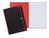 Black n Red A4 Wirebound Polypropylene Cover Notebook Recycled Ruled 140 Pages Black/Red (Pack 5)