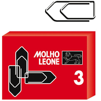 Fermagli Zincati Molho Leone - Punte Triangolari - n. 3 - 29 mm - 21113 (Zinco B