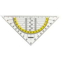 Geometriedreieck Flexi ohne Griff, 16cm DONAU 4210003-00