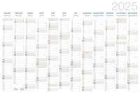 Annoplan Jaarplanner, 400 x 600 mm