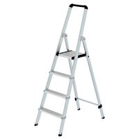 Aluminium step ladder, single sided access