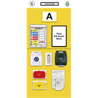 Stelling-informatiebord enkele markering