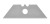 Normalansicht - Ecobra Trapez-Ersatzklingen für Cutter, Standard Qualität, Etui mit 10 Ersatzklingen, Klinge 60 x 19 x 0,6 mm