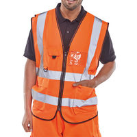 EXEC HI VIS WAISTCOAT ORANGE M