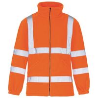 Hi vis micro fleece jacket