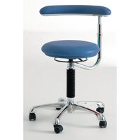 Adjustable arm stool