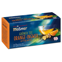 Meßmer Grüner Tee Orange-Ingwer, 1 Packung 25 Teebeutel