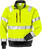 High Vis Zipper-Sweatshirt Kl. 3, 728 SHV Warnschutz-gelb/schwarz Gr. XXXXXL