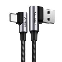 UGREEN US176 USB-A - USB-C kábel 3A 0.5m fekete (20855)