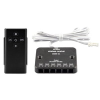 MiniAMP LED Touch/Funk PWM-Dimmer, 1 Kanal, 6x Out, 12-24V DC, 5A, inkl. Fernbedienung (Reichweite 10 Meter)