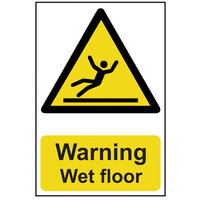 Scan 1107 Warning Wet Floor - PVC 200 x 300mm