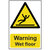 Scan 1107 Warning Wet Floor - PVC 200 x 300mm