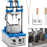 Waflownica maszyna do wypieku wafli rożków na lody 50 - 60 wafli / godz. 47 x 112 mm