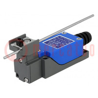 Limit switch; adjustable plunger, length R 30-118mm; NO + NC