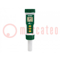 Meter: pH; LCD; 0÷14pH; 0÷90°C; Nauwk: ±1°C; IP57