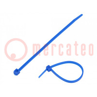 Kabelbinder; L: 100mm; W: 4,6mm; E/TFE; 80N; blauw; Ømax: 22mm; T