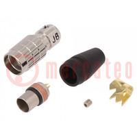 Connector: circular; plug; HR25; male; PIN: 8; threaded joint; 1A