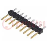 Conector: pin; regleta pin; BERGSTIK; macho; PIN: 9; recto; 2,54mm