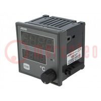 Module: regulator; temperature; relay; panel; OUT 1: 250VAC/8A