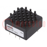 Convertitore: DC/DC; 20W; Ud'ingr: 13÷70V; Ud'usc: 15VDC; 1"x1"