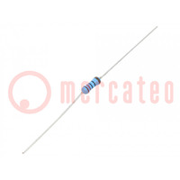 Resistor: thin film; THT; 120Ω; 600mW; ±1%; Ø2.5x6.5mm; -55÷155°C