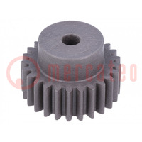 Spur gear; whell width: 35mm; Ø: 60mm; Number of teeth: 28; ZCL