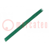 Insulating tube; fiberglass; green; -20÷155°C; Øint: 2.5mm