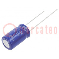 Condensator: elektrolytisch; THT; 1500uF; 10VDC; Ø10x16mm; ±20%