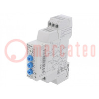 Module: spanning controle relais; 24÷48VAC; 24÷48VDC; SPDT; IP20