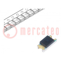 Photodiode PIN; SMD; 940nm; 10nA; rectangulaire; plates; noir