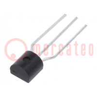 Transistor: NPN; bipolare; 45V; 0,1A; 0,5W; TO92