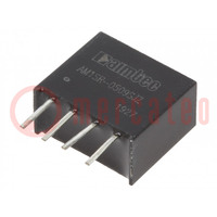 Converter: DC/DC; 750mW; Uin: 4.75÷5.25V; Uout: 9VDC; Iout: 83mA