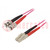 Fiber patch cord; OM4; LC/UPC,ST/UPC; 2m; Optical fiber: 50/125um