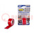 Tape: sealing; W: 25mm; L: 3m; Thk: 0.5mm; red; silicone; max.200°C