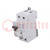 RCBO breaker; Inom: 32A; Ires: 30mA; Max surge current: 250A; IP20