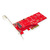 ROLINE PCIe Adaptateur, PCIe 4.0 x4 3.3V5A, pour PCIe-NVMe M.2 110mm SSD